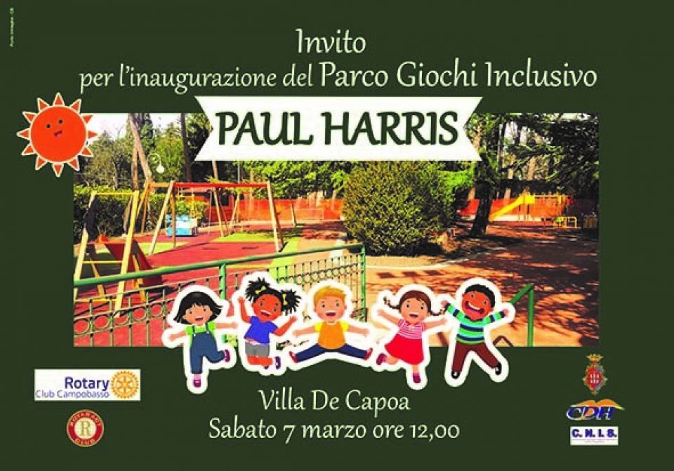 Parco giochi inclusivo Paul Harris